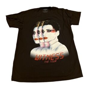Katy perry witness the tour 2017 t-shirt women’s small black pop icon music tee